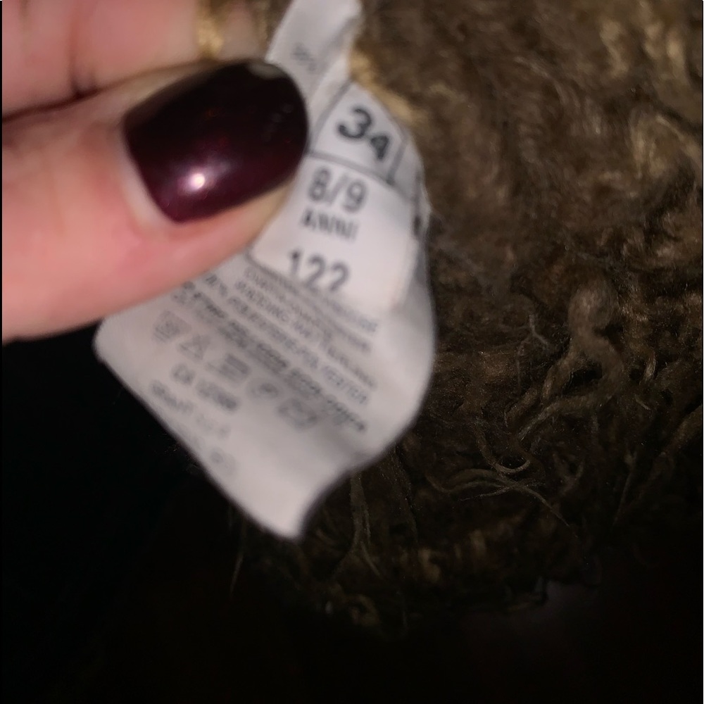 Moschino juniors Jean jacket with faux fur size 34 European=girls age 8/9 - Picture 5 of 9